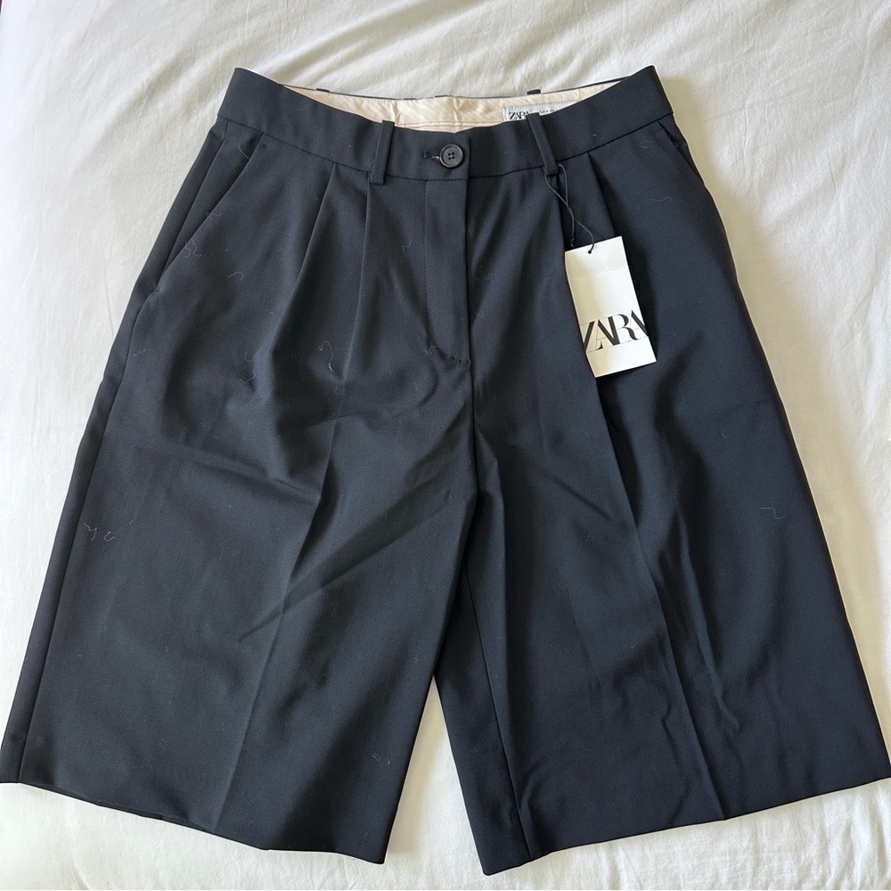 Zara Tailored Shorts - Black